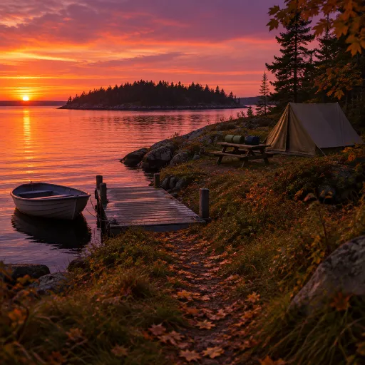 Ferry-In and Fall-Quiet: The Island Campsites Worth the Extra Leg