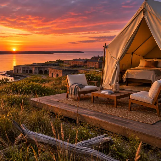 Fort Flagler camping for luxury travelers seeking coastal quiet