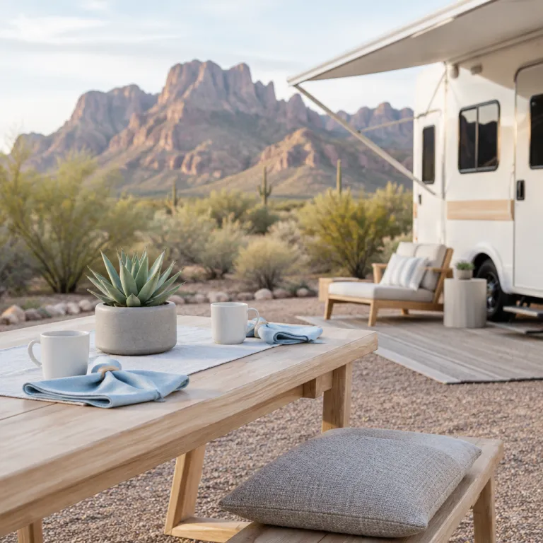 An elegant stay at gold canyon rv resort in arizona’s superstition mountains