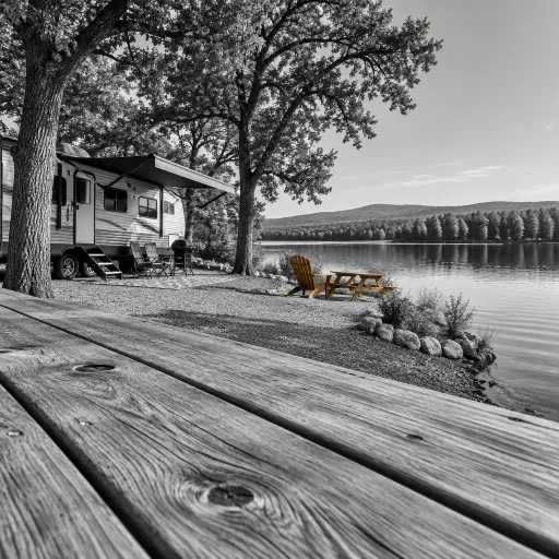 An elegant lakeside escape at Royal Oaks RV Park