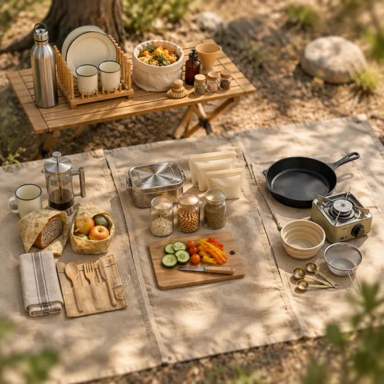 The Zero-Waste Camp Kitchen: A Meal-by-Meal System for Cooking Without Single-Use Anything