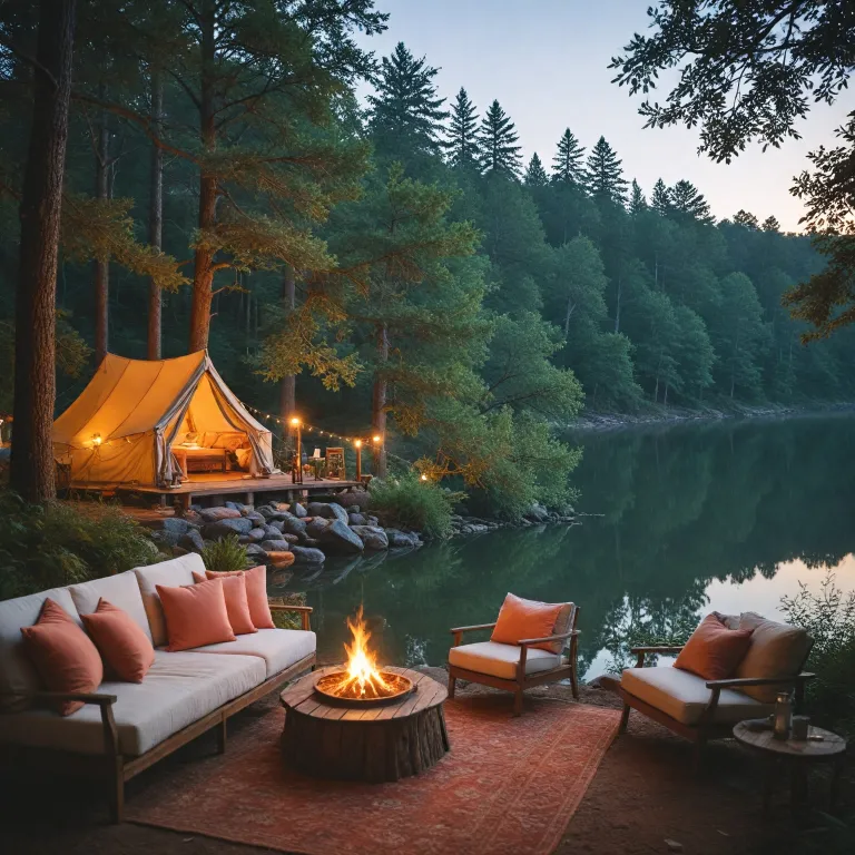 Luxury camping for couples: romantic escapes in nature's embrace