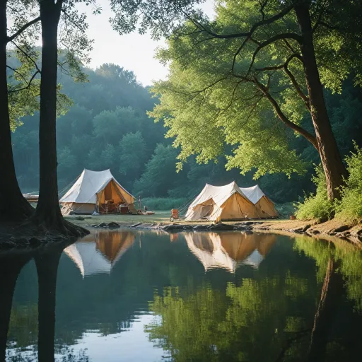 Premium riverside camping experiences in France: elegance by the water’s edge
