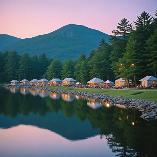 Lake George glamping: luxury camping experiences in the Adirondack mountains