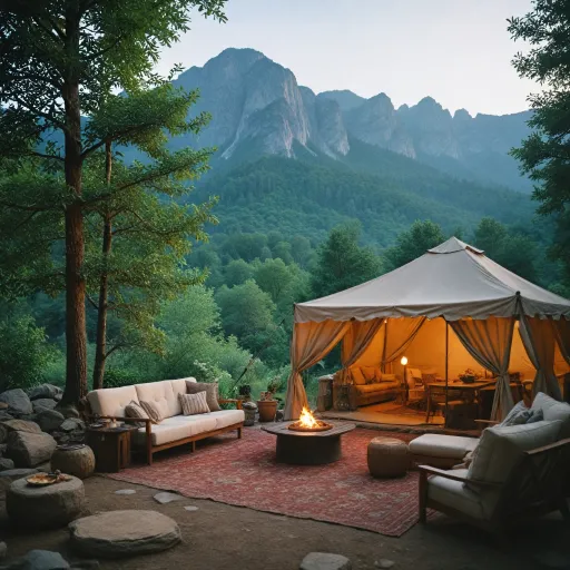Luxe tents: redefining premium camping experiences for discerning travelers