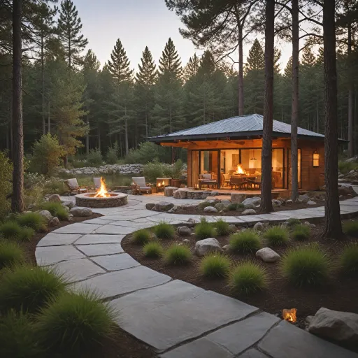 Refined eco-friendly lodging solutions for luxury campsite stays