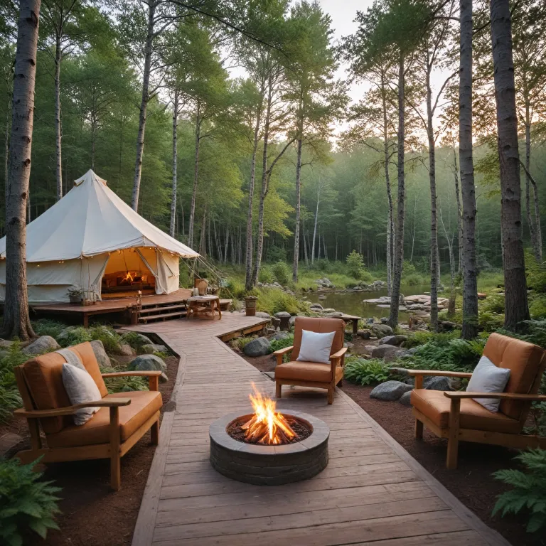 Camp White Branch: a serene forest retreat for premium camp bookings