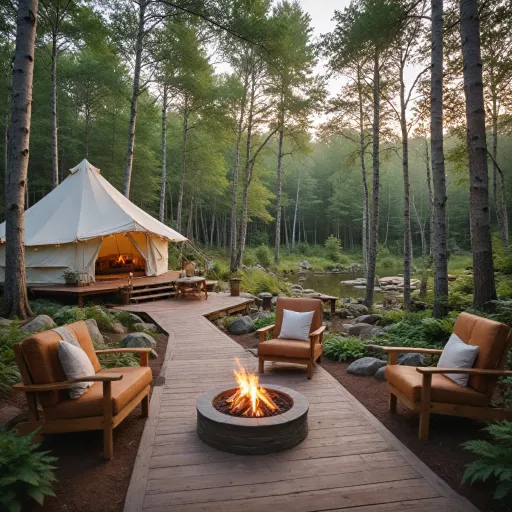 Camp White Branch: a serene forest retreat for premium camp bookings