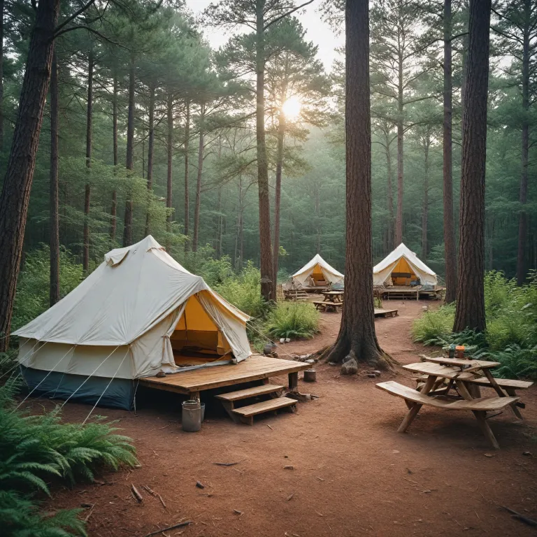 Art Lilley campground: elevated camping in Uwharrie National Forest