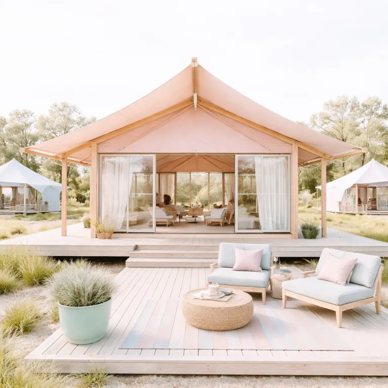 When the Tent Becomes the Destination: How Glamping Architecture Is Redefining Shelter