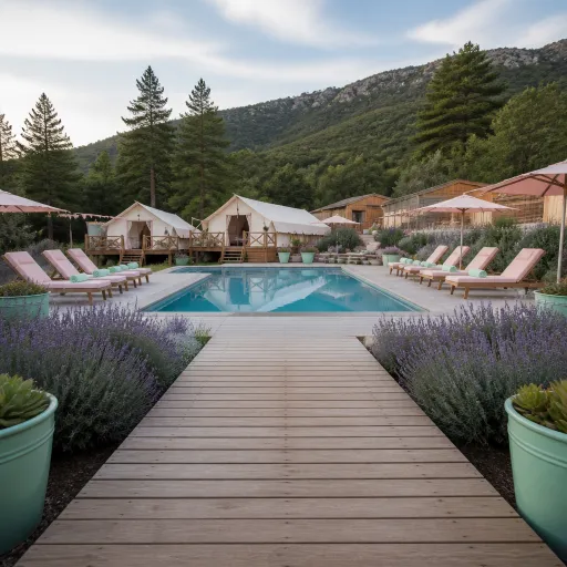Elegant escapes: how to choose refined campgrounds with swimming pools near you