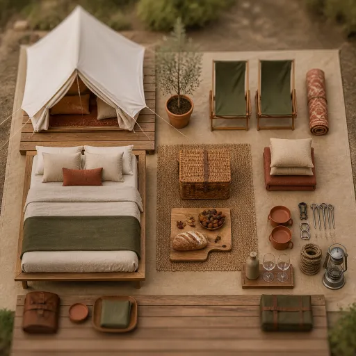 Elegant romantic getaways in northern California for luxury campsite stays